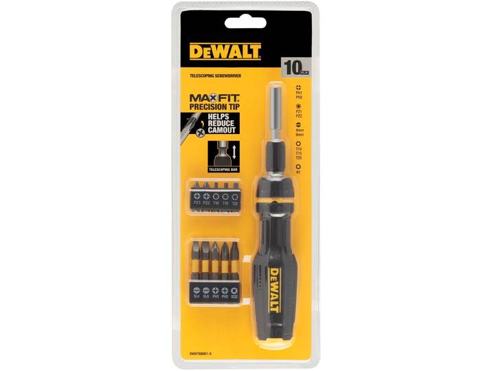 DEWALT Bitschroevendraaier Universeel 10-delig