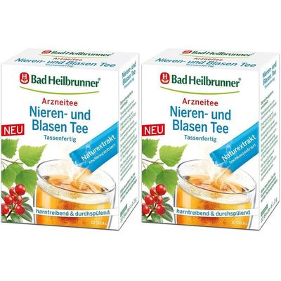 BAD Heilbrunner Nieren- und Blasen Tee tassenfert. 2x 2x10x1,2 g Pulver
