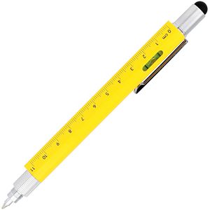 Online Multifunktionsstift Toolpen 6-in-1 gelb, Kugelschreiber mit 6 Funktionen
