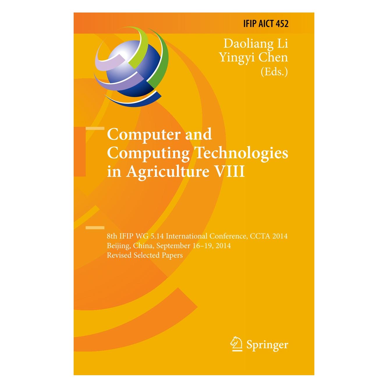 Springer Computer and Computing Technologies in (Englisch, Hardcover, Daoliang Li, Yingyi Chen) (9783319196190)