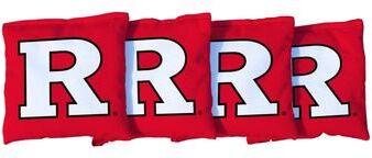 Skip's Garage Rutgers Scarlet Knights Red Cornhole Bags