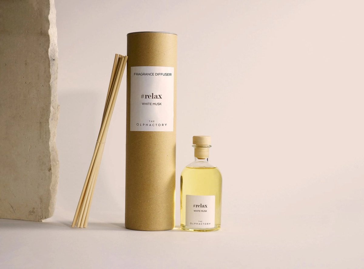 THE OLPHACTORY White Musk Luxe geurstokjes - Relax