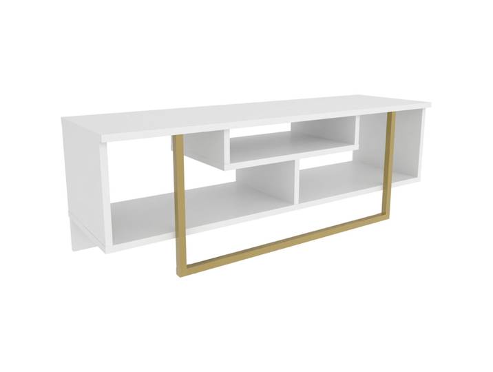 TV-Möbel Gold 131cm - Material: Melamin - 84