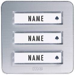 m-e modern-electronics 41082 Funkklingel Sender beleuchtet, mit Namensschild