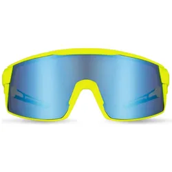Agu, Unisex, Sportbrille, Verve HD Fietsbril - Geel - Incl. verwisselbare glazen (Geel, Gelb, Transparent), Gelb