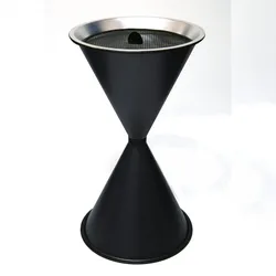 Szagato Standaschenbecher Diabola 71x40 cm + 25 kg Quarzsand anthrazit