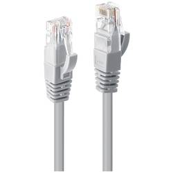 LINDY 48000 RJ45 Patchkabel CAT 6 U/UTP 0.30 m Grau 1 St.