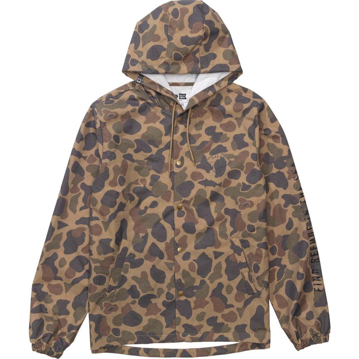 Salty Crew Tippet Snap Jacket sand camo (SANCMO) M 20835001-SANCMO-M