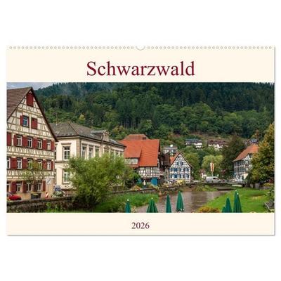 Schwarzwald (Wandkalender 2026 DIN A2 quer), CALVENDO Monatskalender