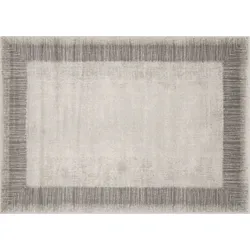 TEPGO Wollteppich Pamir grau 240x340 cm
