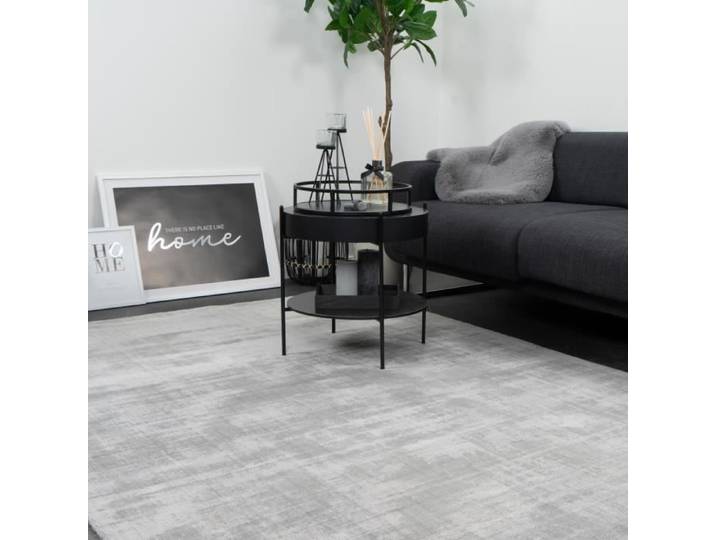 CONSILIO CONCEPT 80 x 150 Tapis Salon Argenté Nobel Brillance de la soie Viscose luxueuse moderne douce luxus soft