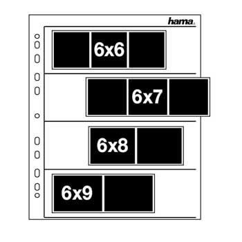Hama Negative sleeves, 60 - 70 mm, Glassine matt 00002259