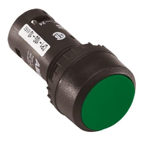 ABB Druckschalter 1 Schließer 1 Öffner grün (1SFA619101R1072)