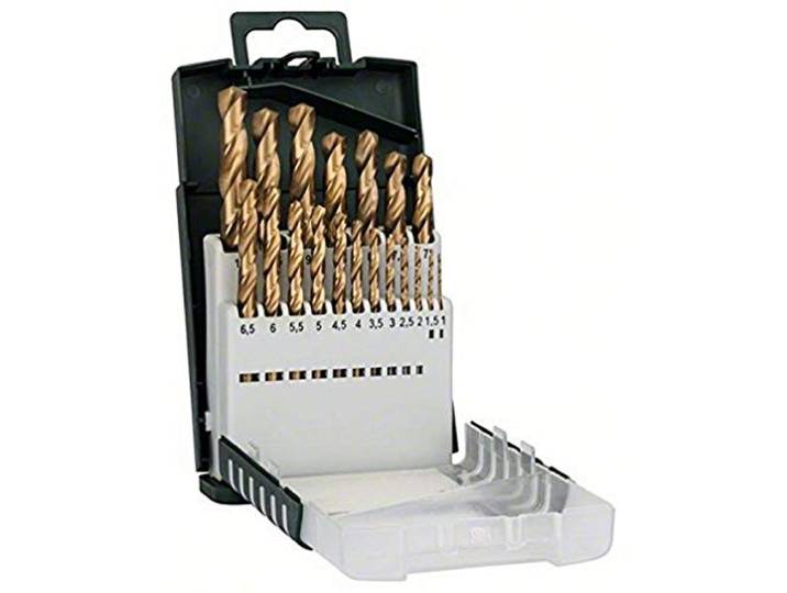 Bosch 19Tlg. Metaalboorset Hss-Tin Grip