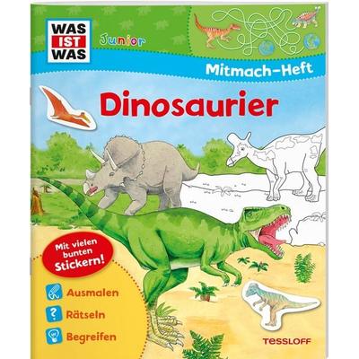 WAS IST WAS Junior Mitmach-Heft Dinosaurier, Geheftet von Sabine Schuck, Tessloff Verlag Ragnar Tessloff GmbH & Co. KG, 978-3-7886-7568-4