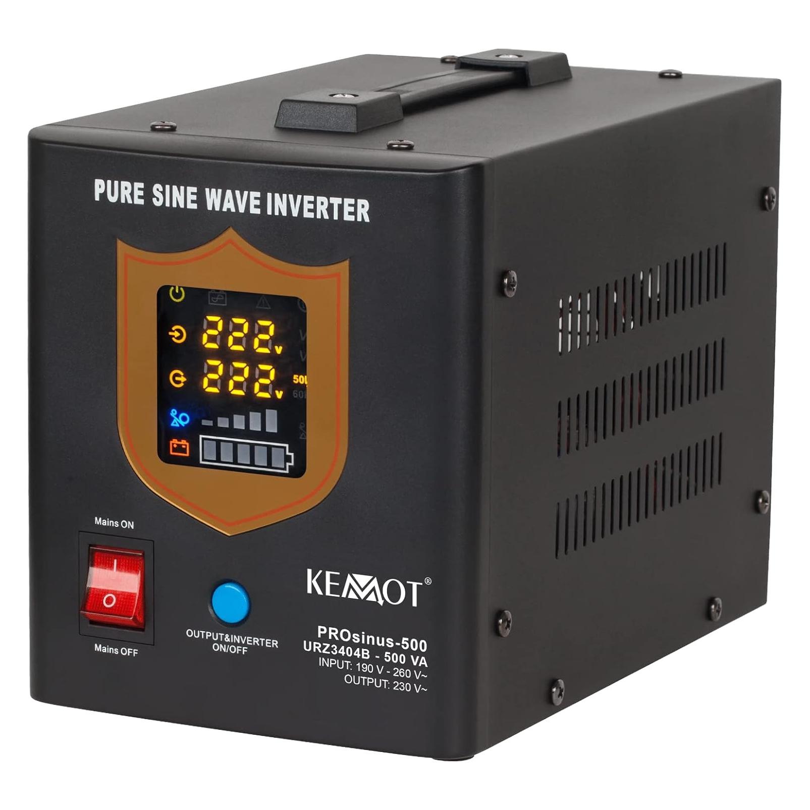 Kemo Nepertraukiamo maitinimo??altinis /230VAC sinusas - juodas (500 VA, 300 W) (URZ3404B)