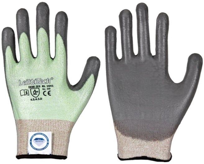 Gants de protection contre les coupures LeiKaTech® 1641 taille 10 vert/gris fibr ; Richard Leipold (1641-10)