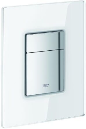 Grohe Skate Cosmopolitan Betätigunsplatte 38845LS0 moon white, Glas, senkrechte/waagerechte Montage