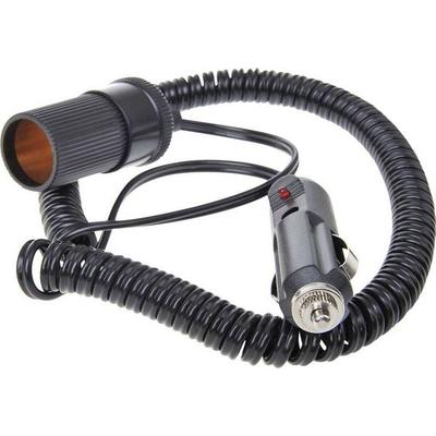 IWH Spiral-Verlängerungskabel 3 Meter 12/24 Volt Belastbarkeit Strom max.=10 A 12 oder 24 V/DC