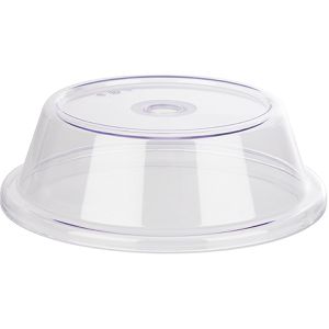 APS Frischhaltehaube 11051 Tellerabdeckhaube, aus Kunststoff, transparent, mit Griffloch, Ø 22 x 7 cm