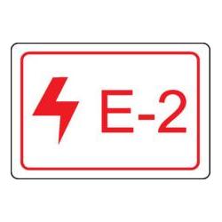Brady Etiketten für Energiequellen, elektrischer Bereich (ENERGY TAG-E-2-19X13MM-SA/100)