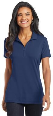 Port Authority L568 Women's Cotton Touch Performance Polo Shirt in Estate Blue size XXL   Polyester/Spandex Blend