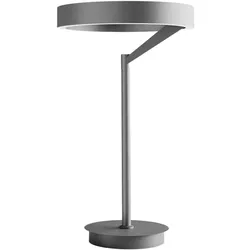 Criseide L Schwarze Tischleuchte – 30 W LED Doppelabstrahlung 1400 lm 3000 K, dimmbar per Knopfdruck, Lichtquelle aus Aluminium und Silikon – Gea Luce