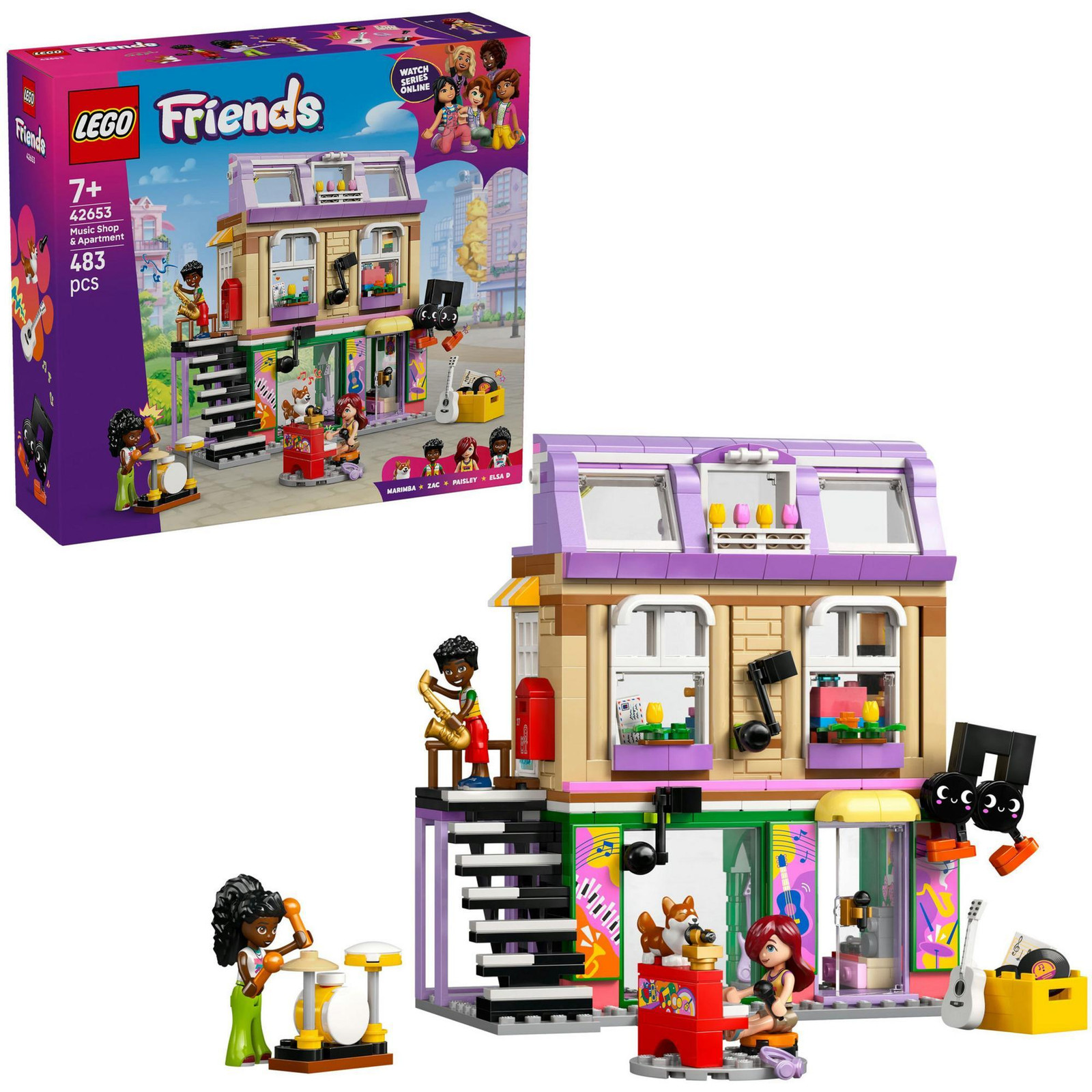 LEGO Friends Muziekmagazine en appartement 42653