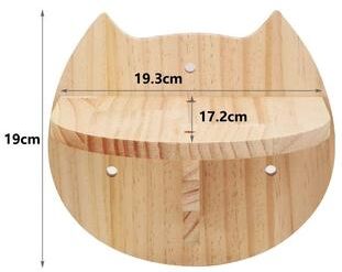 Inspired Finds Wall Mounted Cat Climbing Shelf Set With Scratching Post, Cat Bed, Hideaway House, And Activity Steps cat Hiding House