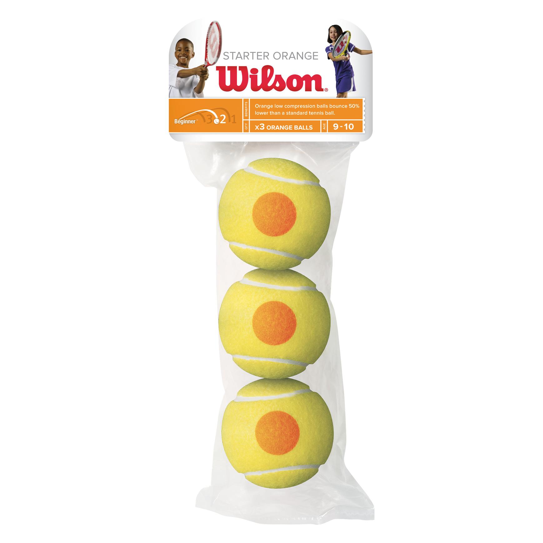 Wilson Starter Orange 3 Balls (WRT137300)