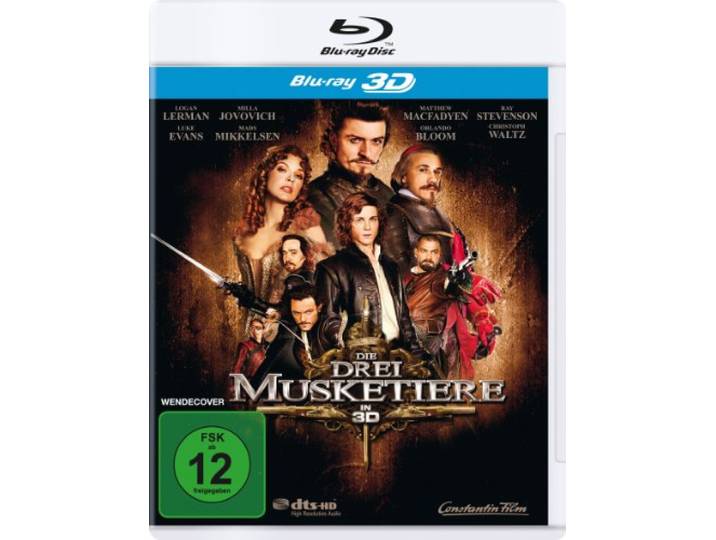 Die Drei Musketiere 3D: Blu-ray 3D