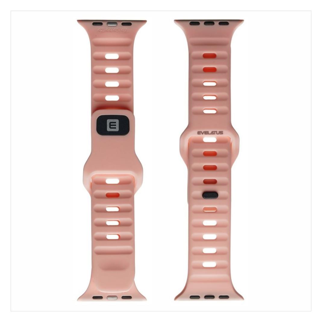 Evelatus Strap Watch 38/40/41 Sport Silicone Loop Light Pink (Silicone) (EVELATUS)