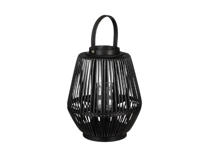 Windlicht Havard schwarz, DxH 31x37cm