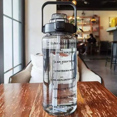 Uplifted Finds Portable High Capacity Outdoor Sports Water Bottle black