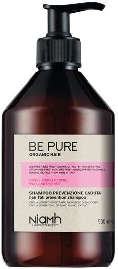 Be Pure Shampoo zur Vorbeugung von Haarausfall bei schwachem und