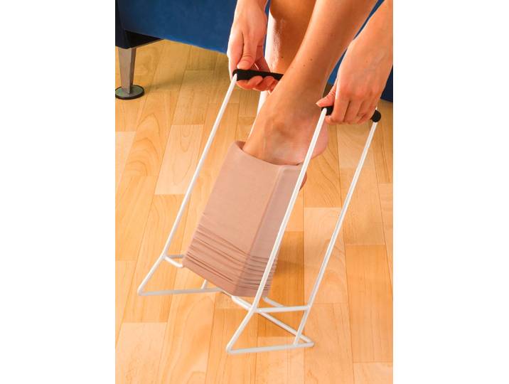 Anziehhilfe für Kompressionsstrümpfe, Weiss, Standard