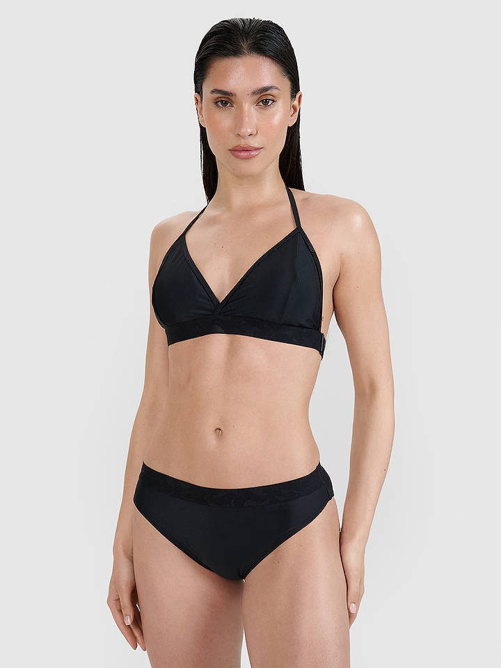 4F Bikini-Oberteil in Schwarz - S