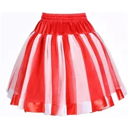 Thetru Petticoat rot-weiss gestreift (One Size)