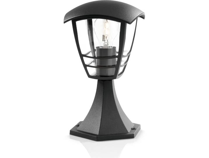 Applique Exterieure Face Superieur Mur 1x60w Noir Mod. Creek Philips.