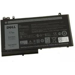 Dell Laptop-Batterie (3 Zellen, 4130 mAh), Notebook Akku, Schwarz