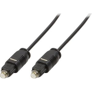 LogiLink Toslink-Kabel CA1006, Glasfaser, Toslink Stecker auf Toslink Stecker, 1 m