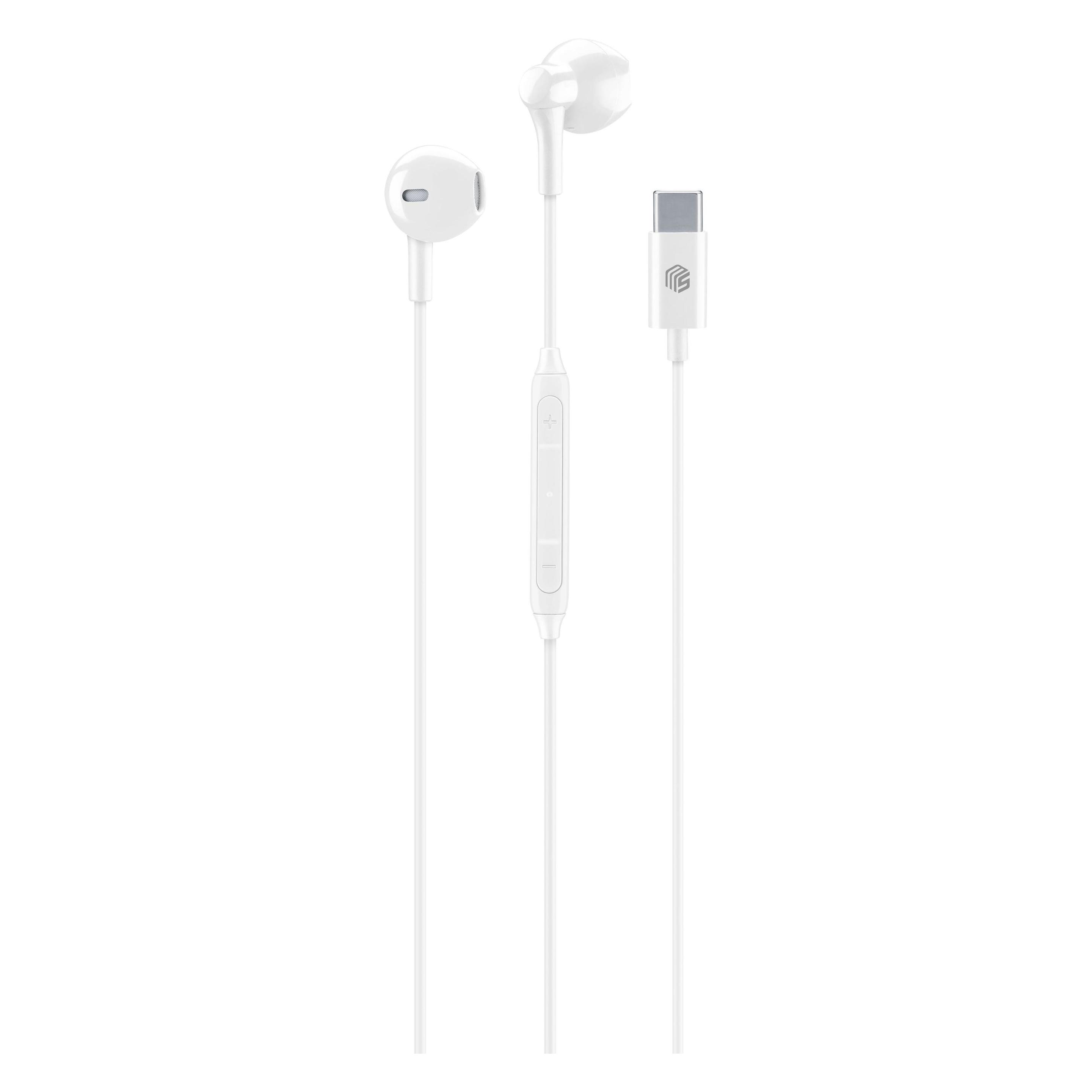 Music Sound Capsule Earphones USB-C (Keine Geräuschunterdrückung, Kabelgebunden) (AUCAPSULEMSTYPECW)