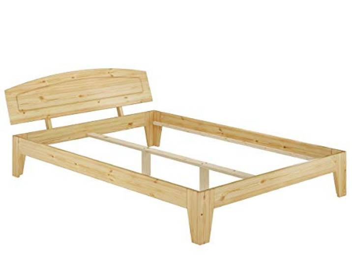 Erst-Holz®Futonbett 140x200 Kiefer Natur ohne Rost