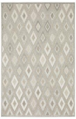 Style Haven Thassos Tonal Diamonds Beige/ Grey Mixed Pile Area Rug