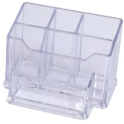 M und M Stifteköcher »Solido Optima« transparent, 15.7x10x12 cm
