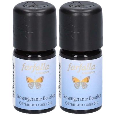 Farfalla Rosengeranie Bourb Äth/Öl Bio Cru 5 ml x2 2x5 Ätherisches Öl