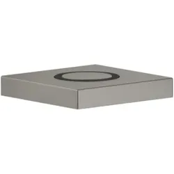 Dornbracht Bedienknopf 10714970-99 eckige Rosette, Dark Platinum matt
