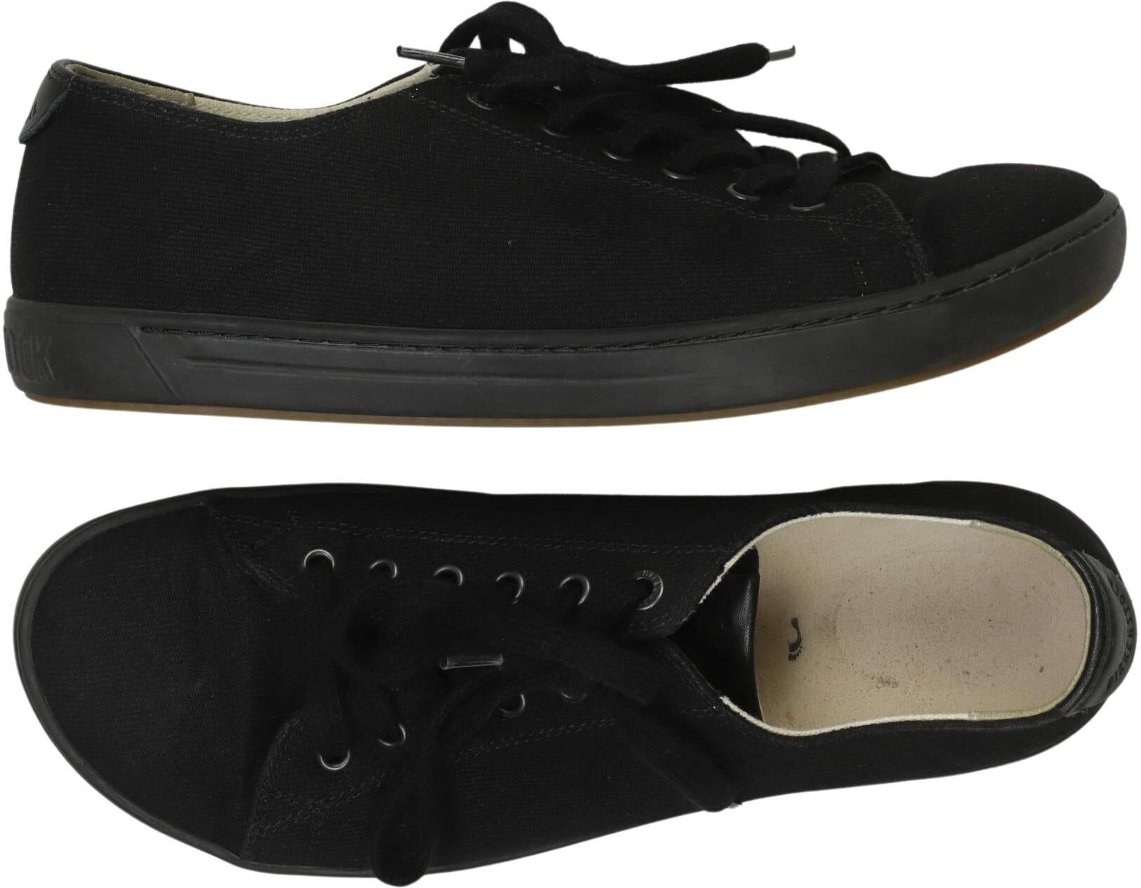 Birkenstock Damen Sneaker, Schwarz, Gr. EU 39, Leder - Second Hand