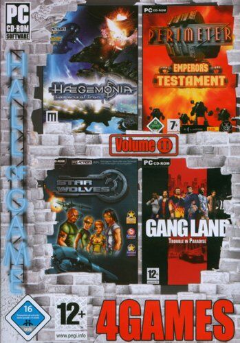 Hall of Games - 4Games Vol. 11 (Haegemonia - Legions of Iron/Perimeter/Starwolves/Gang Land) - Preis vom 09.10.2026 07:28:09 h