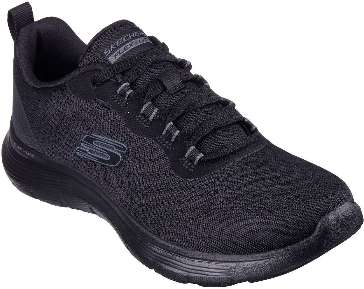 Sneaker SKECHERS "FLEX APPEAL 5.0", Damen, Gr. 35, Textil, schwarz, Schuhe Sneaker, Freizeitschuh, Halbschuh, Schnürschuh für Freizeit und Sport schwarz 35, Textil